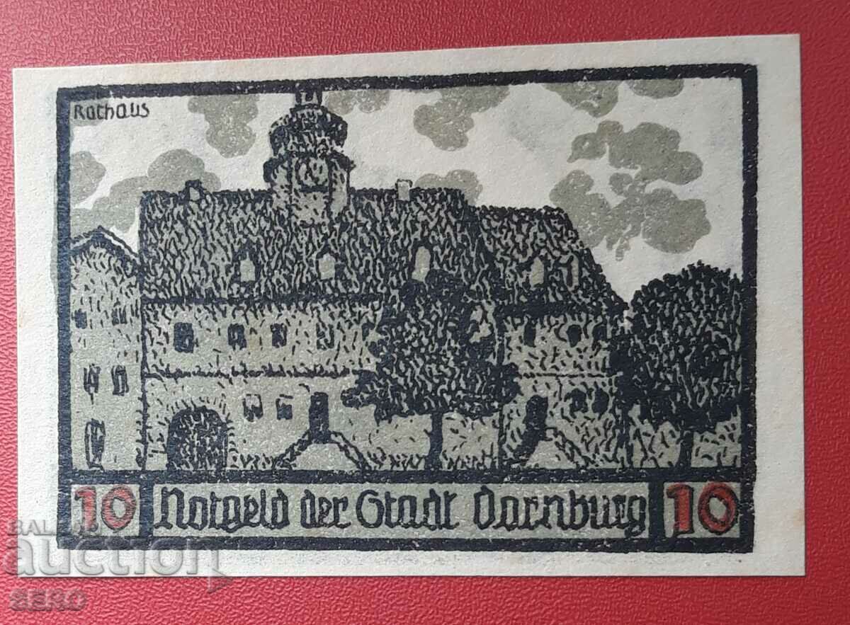 Bancnota-Germania-Saxonia-Dornburg-10 Pfennig 1921