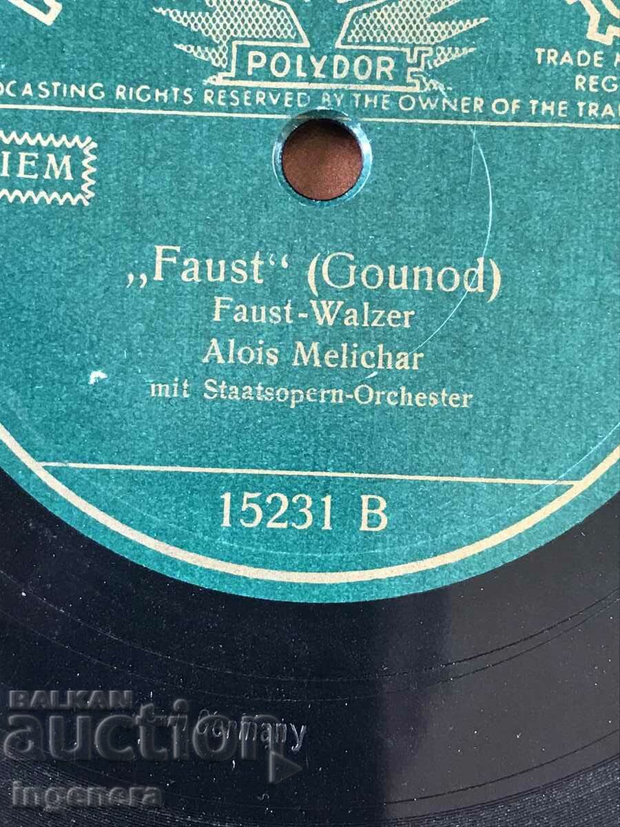 Auction 1938 BAKELITE-GERMANY GRAMOPHONE RECORD MARKING Auction 1938 BAKELITE-GERMANY GRAMOPHONE RECORD MARKING