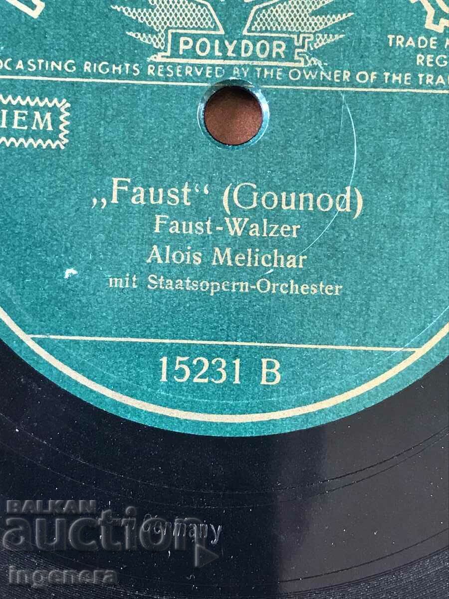 Licitație 1938 BAKELIT-GERMANIA MARCAREA RECORDULUI GRAMOFON Licitație 1938 BAKELIT-GERMANIA MARCAREA RECORDULUI GRAMOFON