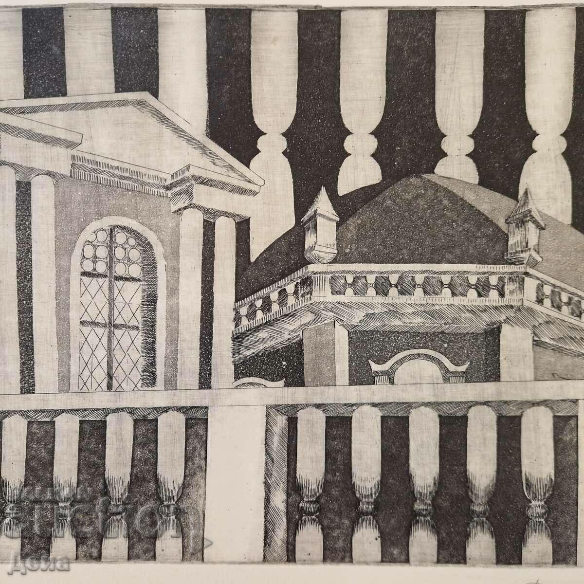 Auction Daniela Naydenova graphic 1988. Auction Daniela Naydenova graphic 1988.