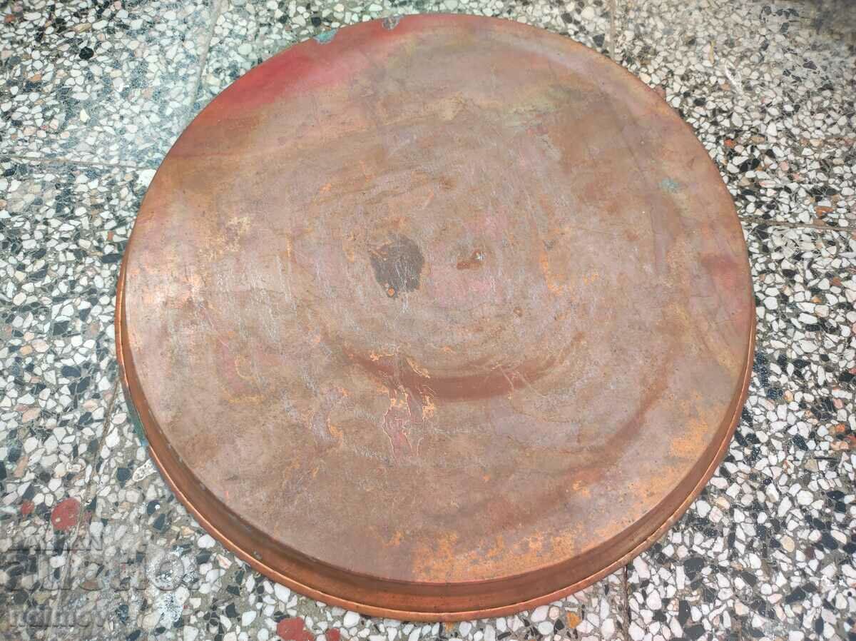 Unused copper tray tray casserole Bakker