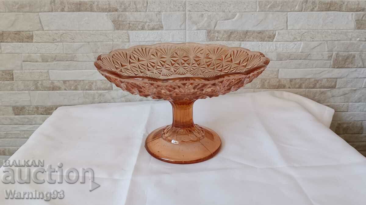 Fructera din sticla social - sticla colorata cu preț 25.00 BGN | € 12.78