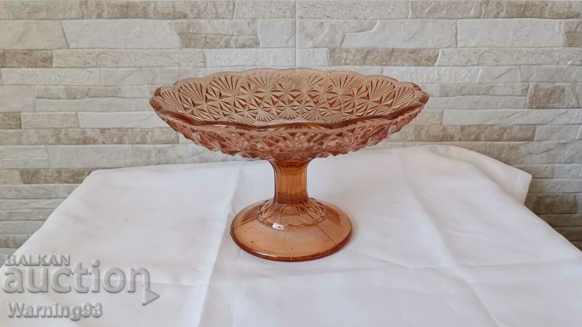 Γυάλινη φρουτιέρα από social - έγχρωμο γυαλί με τιμή € 12.00 | 23.47 BGN