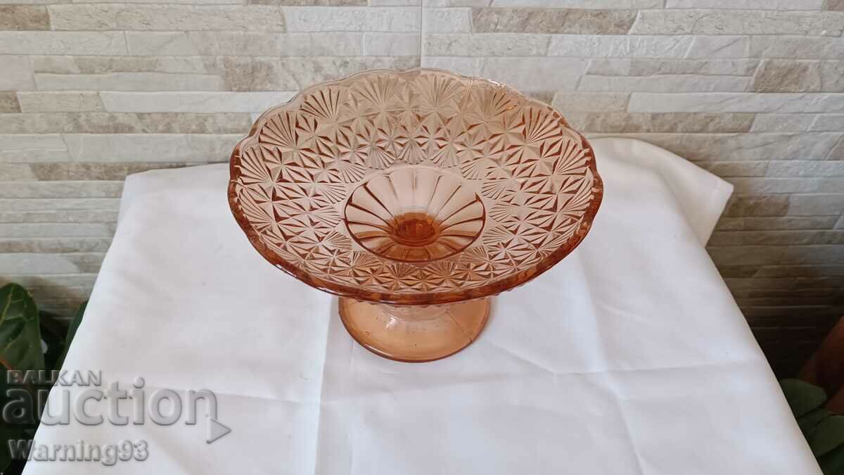 Licitație Fructera din sticla social - sticla colorata