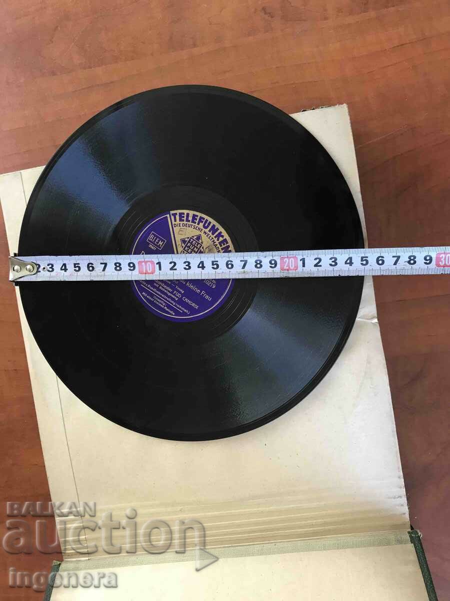 RECORD GRAMOPHONE ALBUM SET OF 12 BAKELITE RECORDS-GERMANY with price 125.00 BGN | € 63.91