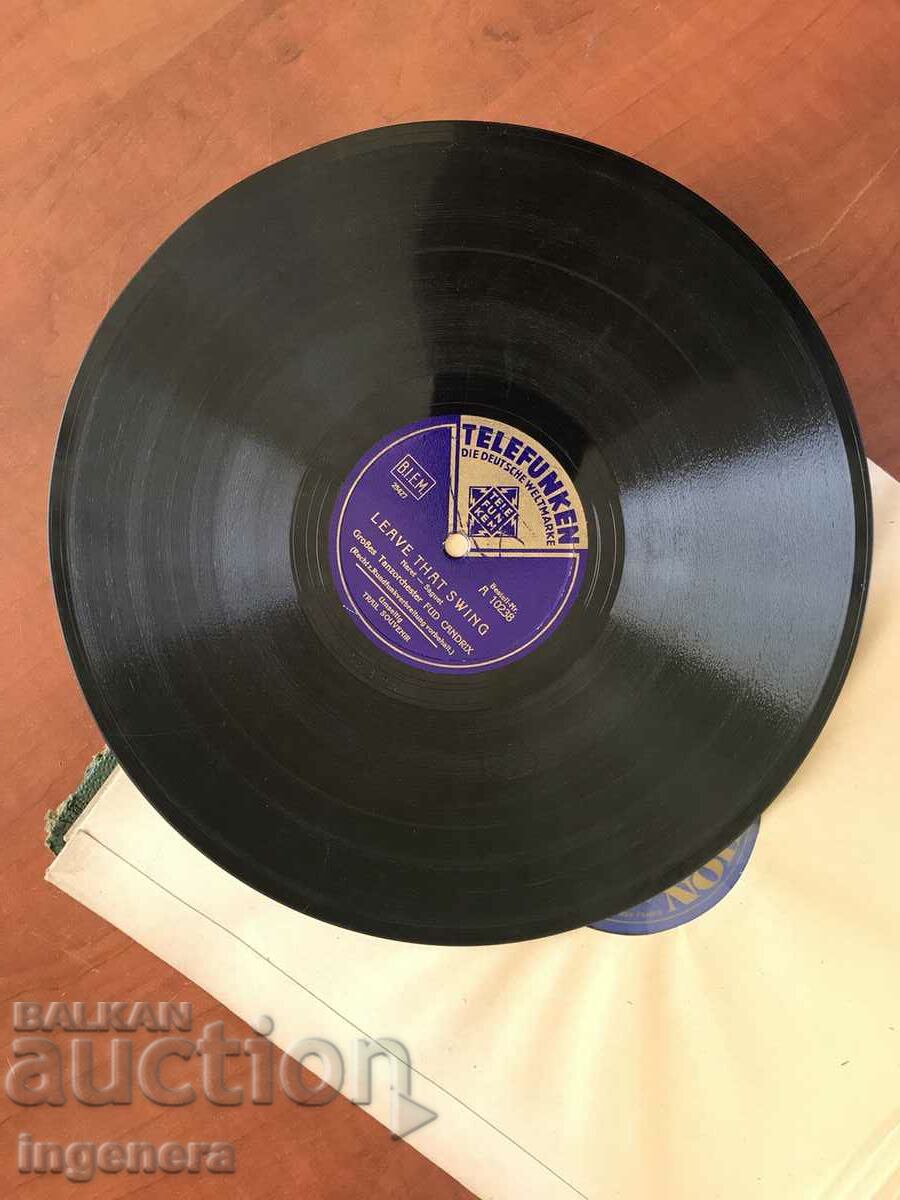 Auction  RECORD GRAMOPHONE ALBUM SET OF 12 BAKELITE RECORDS-GERMANY