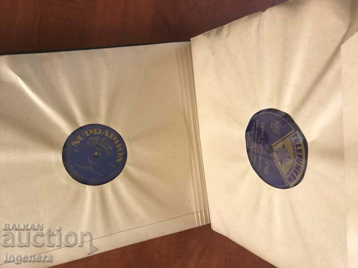 RECORD GRAMOPHONE ALBUM SET OF 12 BAKELITE RECORDS-GERMANY - 5