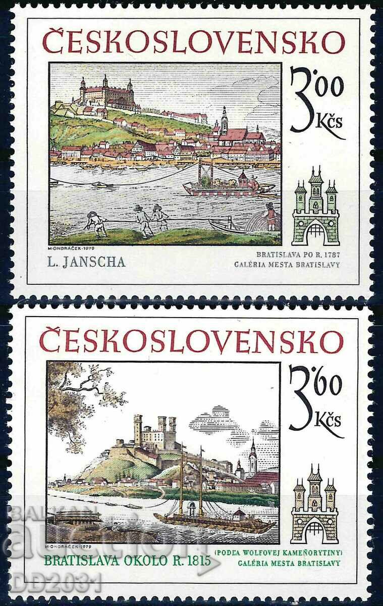 Чехословакия 1979 - кораби MNH