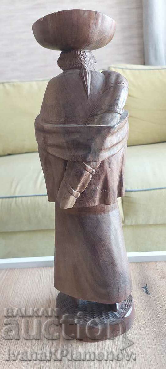 Wood carving, height 45 cm, excellent - 5 Wood carving, height 45 cm, excellent - 5
