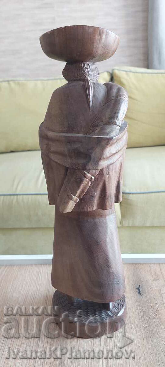 Wood carving, height 45 cm, excellent - 6 Wood carving, height 45 cm, excellent - 6