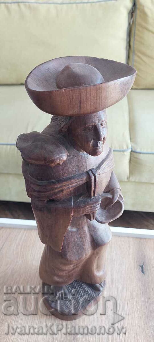 Wood carving, height 45 cm, excellent - 7 Wood carving, height 45 cm, excellent - 7