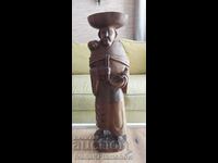 Wood carving, height 45 cm, excellent