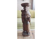 Wood carving, height 45 cm, excellent