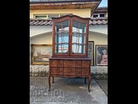 A wonderful antique Chippendale style display case