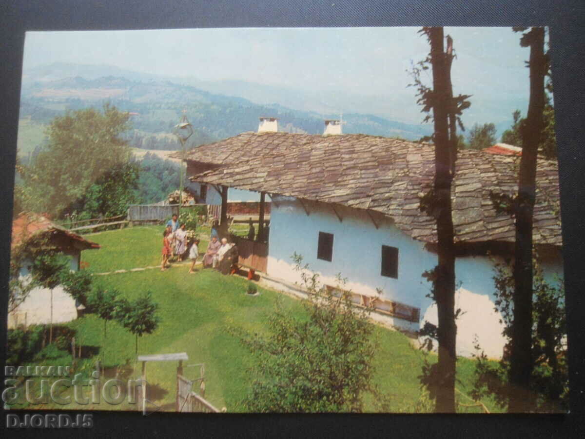 TROYAN MONASTERY, old postcard