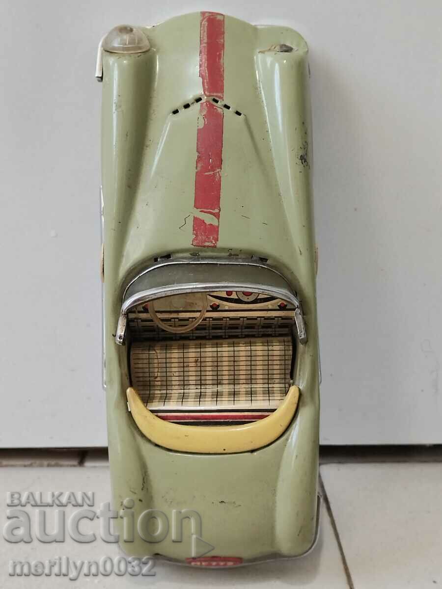 Old tin toy car car trolley - 5 Old tin toy car car trolley - 5