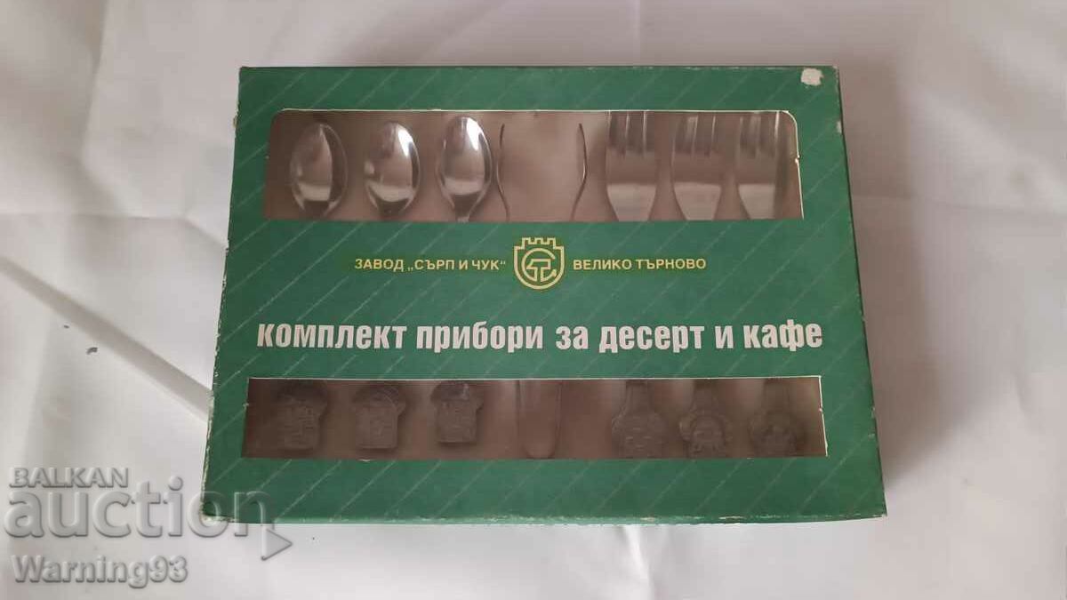 Σετ κουταλάκια καφέ + λαβίδες ζάχαρης - Hammer and Sickle Factory με τιμή € 15.00 | 29.34 BGN