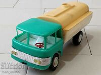 Old Bulgarian toy car truck tank car