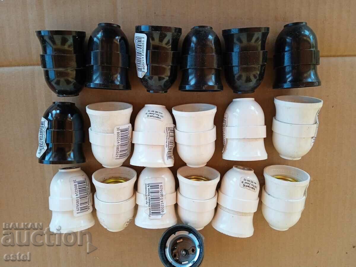 Bulb sockets, lamps for electrical installation