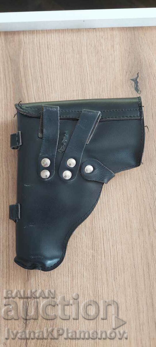Leather gun holster - 6