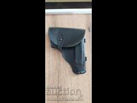 Leather gun holster