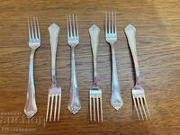 Silver forks (6 pieces)