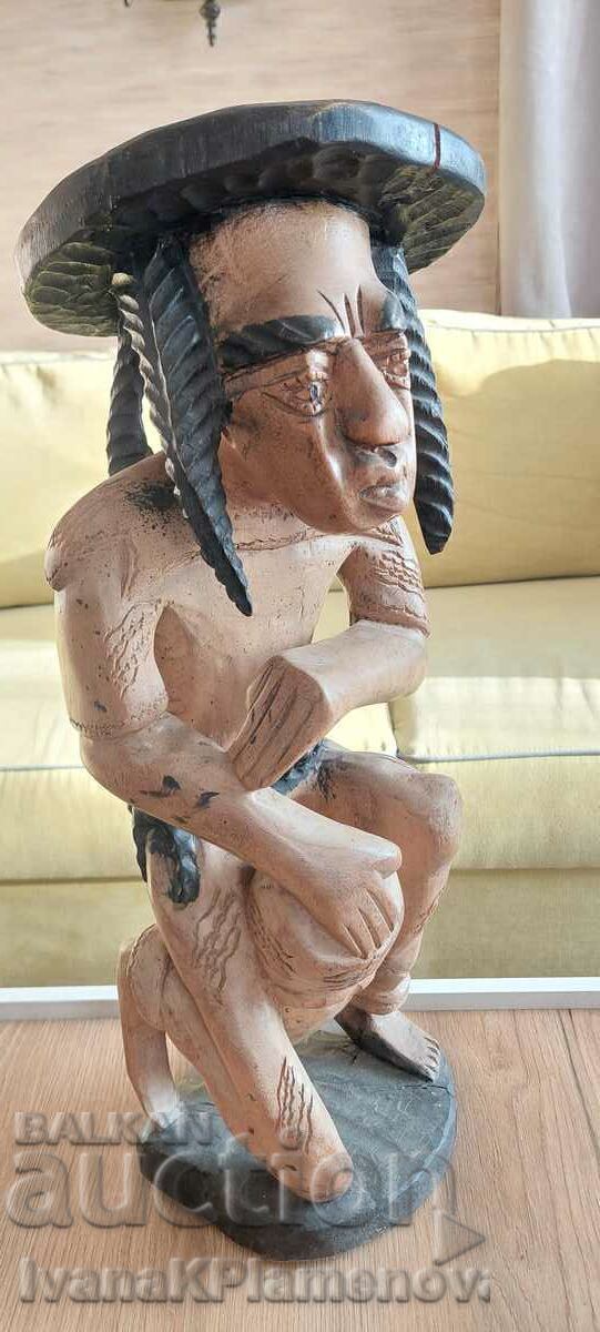 Sculptură în lemn, înălțime mare 54cm, pentru cunoscători cu preț € 35.00 | 68.45 BGN
