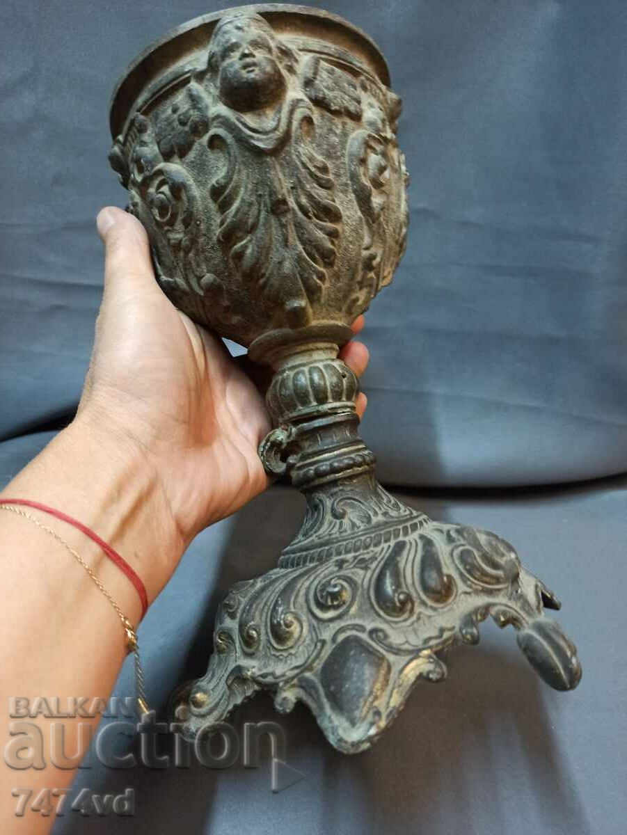 ANTIQUE PICTURED GAS LAMPS - 5 ANTIQUE PICTURED GAS LAMPS - 5