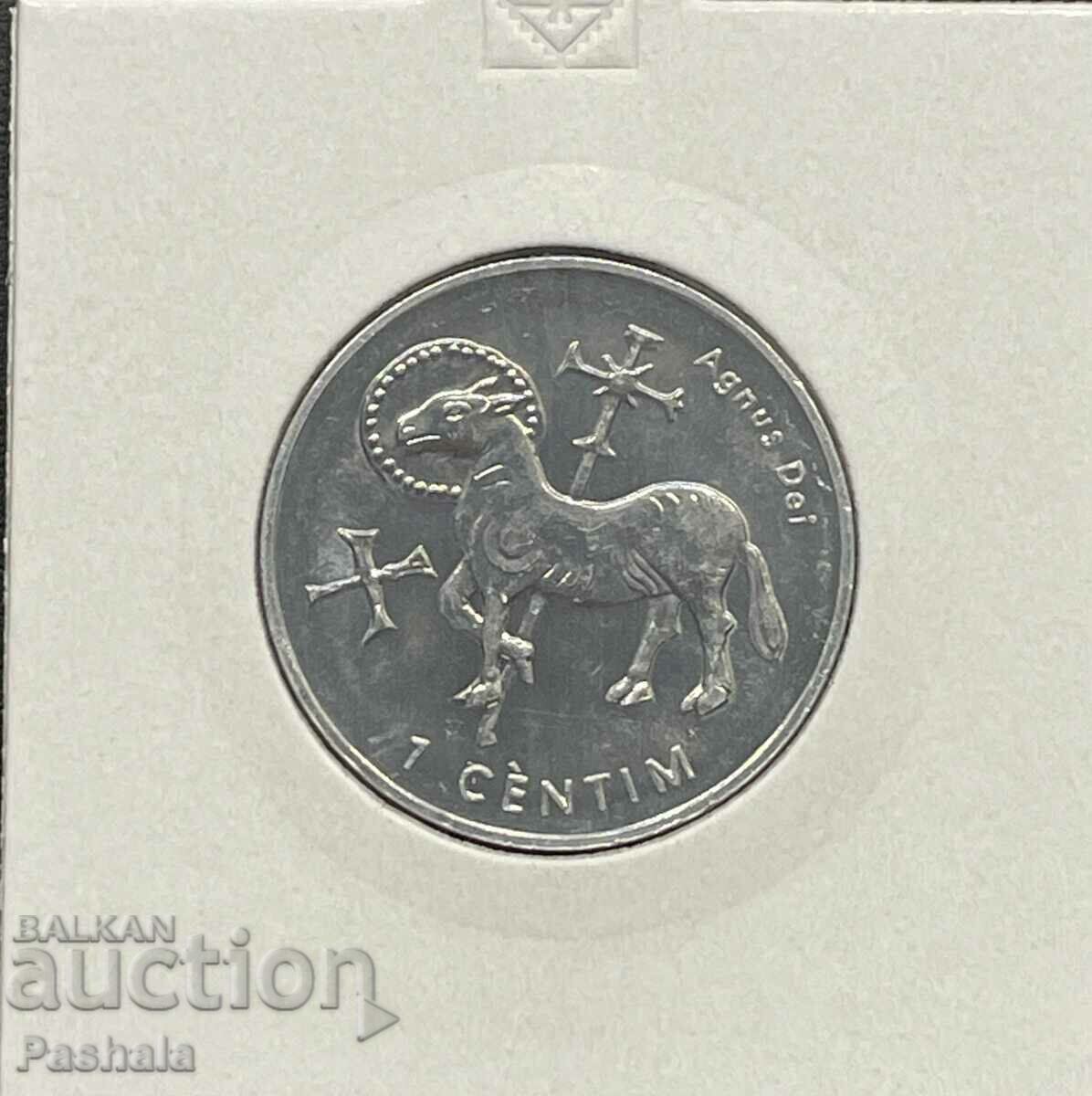 Andorra 1 centime 2002