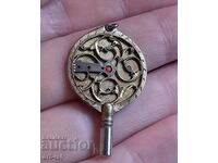 Antique pocket watch keys, handmade 19c.