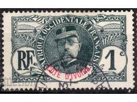 Franța/Cote D"Ivoire/AOF-1906-Regular-Gen.Faidherbe, ștampilă