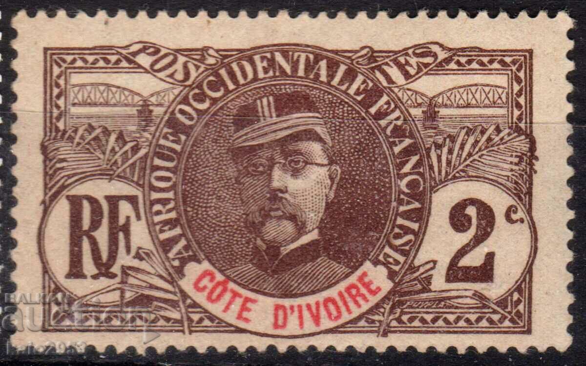 Франция/Cote D"Ivoire/AOF-1906-Редовни-Ген.Faidherbe,MLH