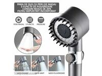 Multifunctional shower head with high pressure 3 modes