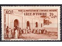 Franța/Cote D"Ivoire/AOF-1942-Air Force-"Pentru copii"-,MLH