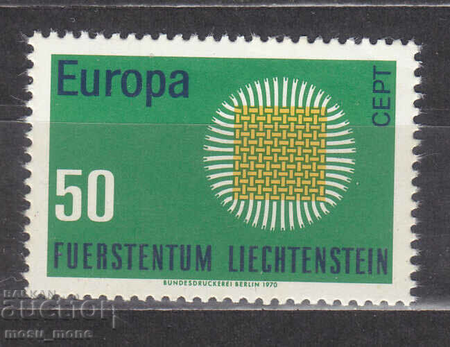 Europe SEP 1970 Liechtenstein