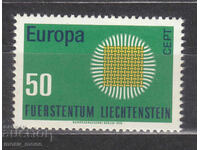 Europe SEP 1970 Liechtenstein