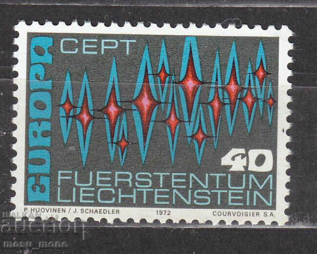Europe SEP 1972 Liechtenstein Europe SEP 1972 Liechtenstein