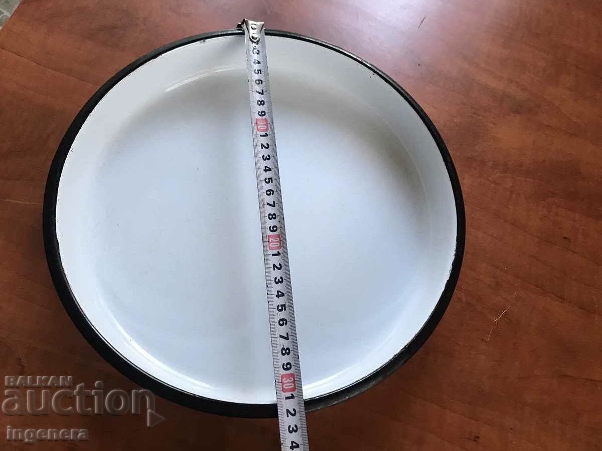 ENAMELED TRAY FROM SOTSA BULGARIA with price 9.00 BGN | € 4.60 ENAMELED TRAY FROM SOTSA BULGARIA with price 9.00 BGN | € 4.60