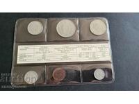 Set of coins Sweden 1976 mat