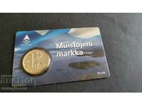 Moneda 1 marca Finlanda 2001