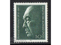 1976. GFR. 100 years since the birth of Dr. Konrad Adenauer.