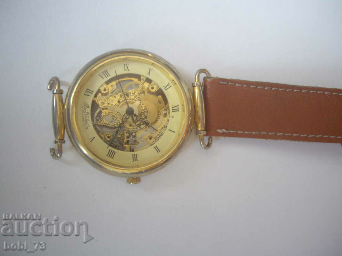 A mechanical watch.