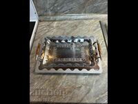 Old metal tray