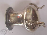 Silver plated jug.