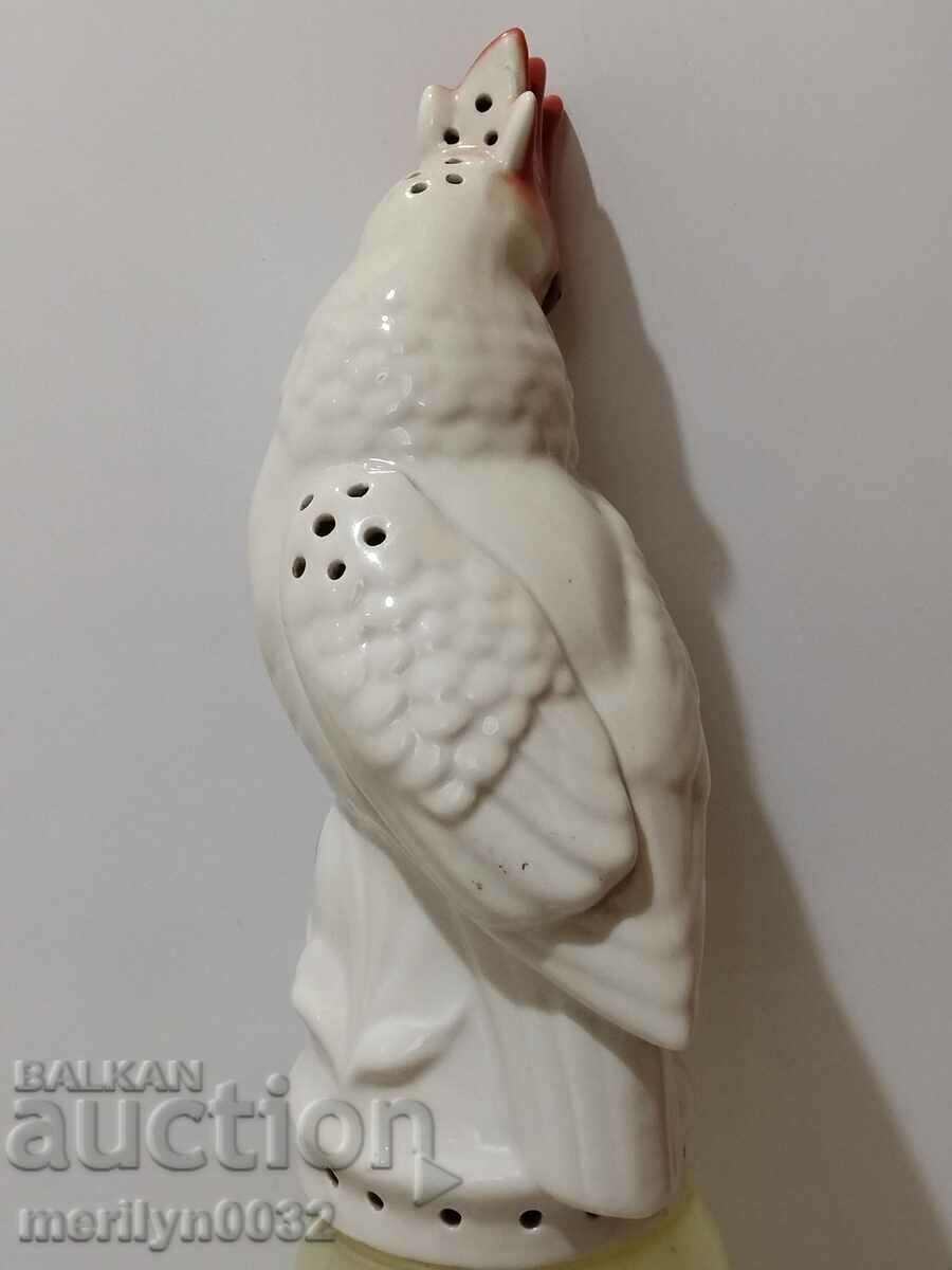 Figure porcelain parrot 24cm plastic statuette USSR - 5 Figure porcelain parrot 24cm plastic statuette USSR - 5
