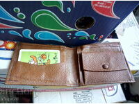 Old CLASSIC LEATHER WALLET Genuine Leather