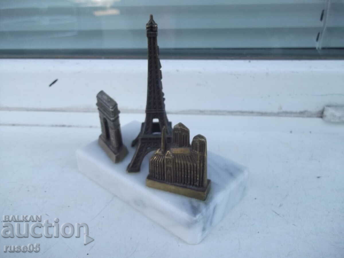 Bronze sculptures on a marble base - 7 Bronze sculptures on a marble base - 7