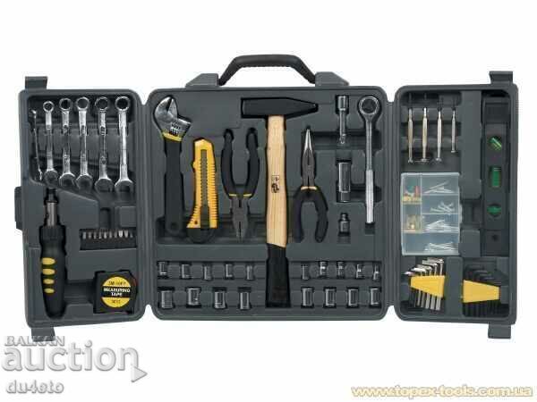 Topex 135-piece hand tool case set - 7