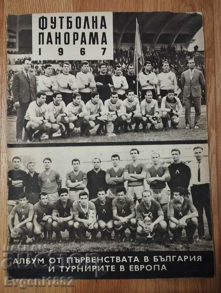 Football Panorama 1967 Program Levski CSKA Football