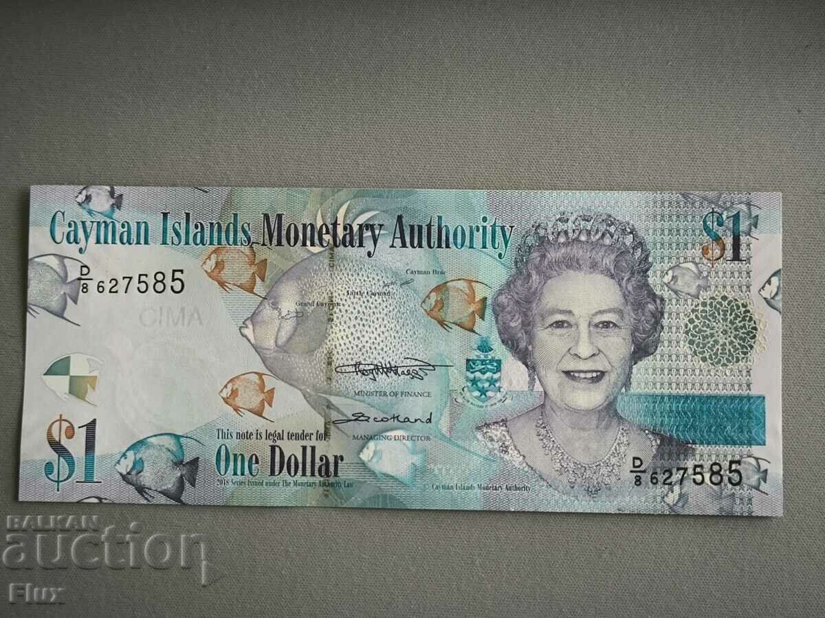 Banknote - Cayman Islands - 1 dollar UNC | 2018